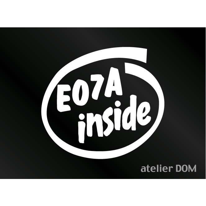 INSIDEステッカー E07A インサイド ホンダ ビート PP1 : アトリエDOM