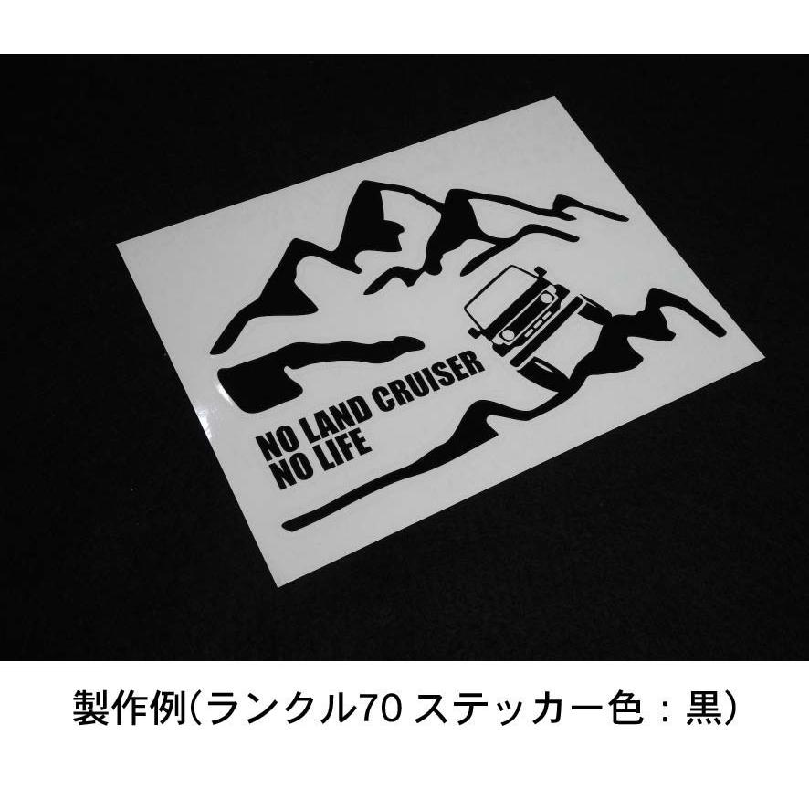 山とXV GP7 ステッカー NO XV LIFE (Lサイズ) カッティングステッカー