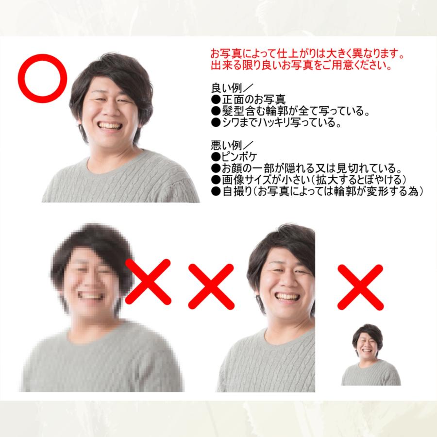 【父の日ギフト】お父さん パパ 祖父へ 手書き似顔絵 写真から作成 プレゼント 誕生日 贈り物 色紙 アート オーダーメイド 送料無料！ | ブランド登録なし | 08