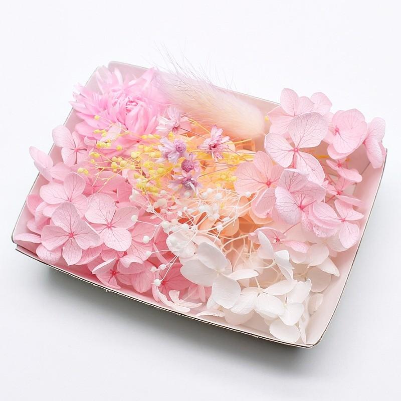 スプリングピンク花材セット 1ケース ハーバリウムやアロマワックス