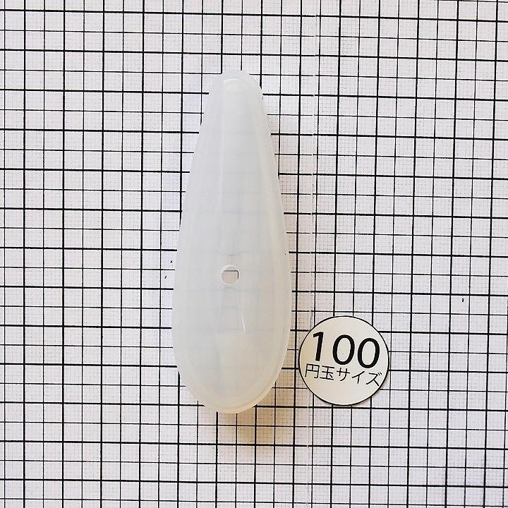 立体縦長 しずくのシリコンモールド 貼り合わせタイプ 1セット