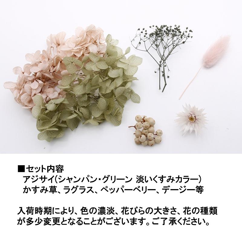 ハーバリウム花材 ナチュラルガーデン花材セット 1ケース プリザーブド
