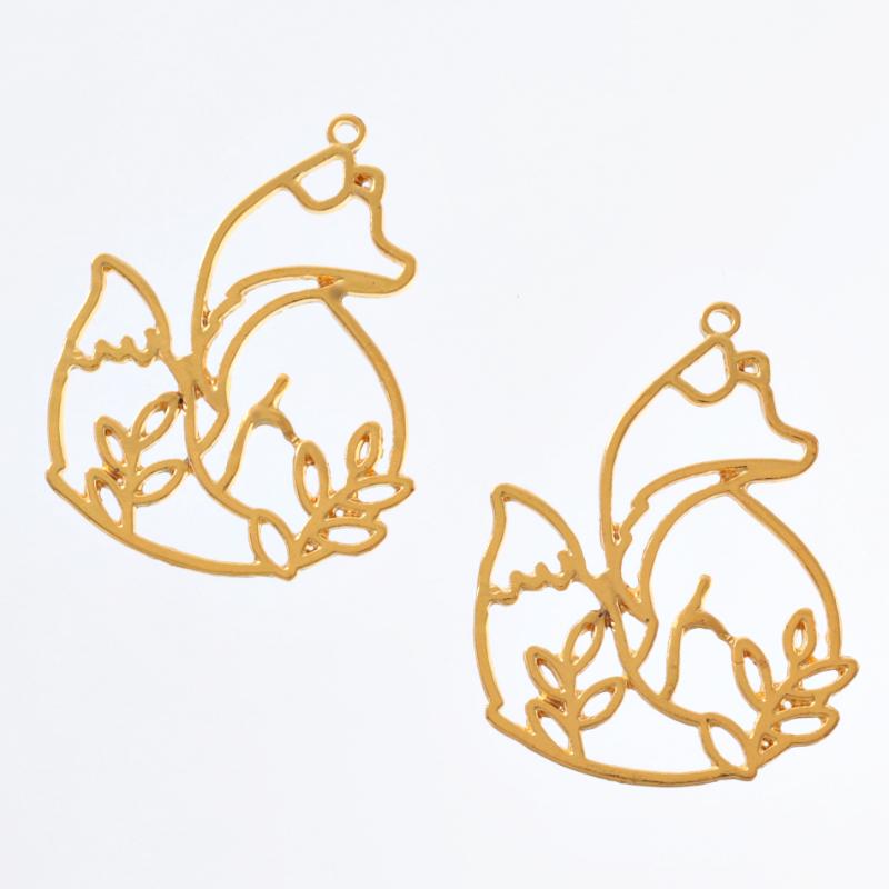 Off Sale 31日まで 横向きキツネのレジン枠b 4個 Ath 2876 あとりえほのか 通販 Yahoo ショッピング