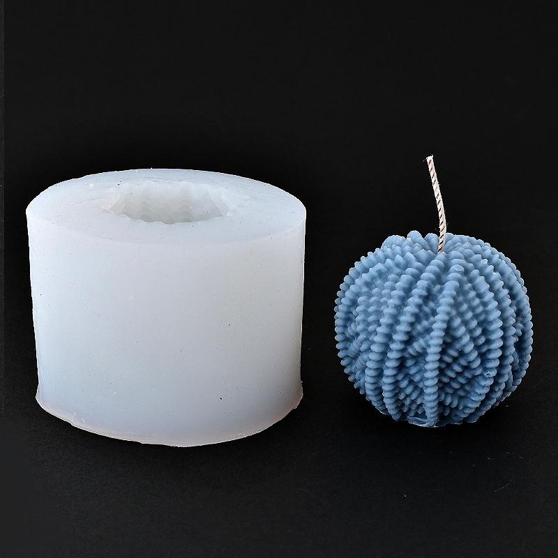 キャンドル型 丸形 ニットボールのシリコンモールド 大 1個 宅配便 Ath 3076 あとりえほのか 通販 Yahoo ショッピング