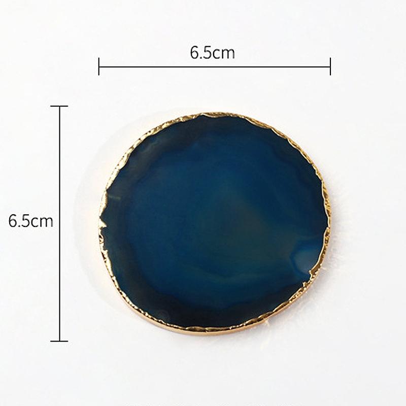 天然石 シーリングワックス用スタンプ台 瑪瑙(メノウ) 約65mm 1個