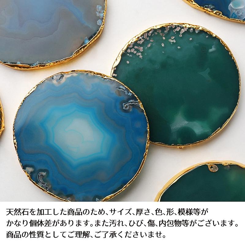 天然石 シーリングワックス用スタンプ台 瑪瑙(メノウ) 約65mm 1個