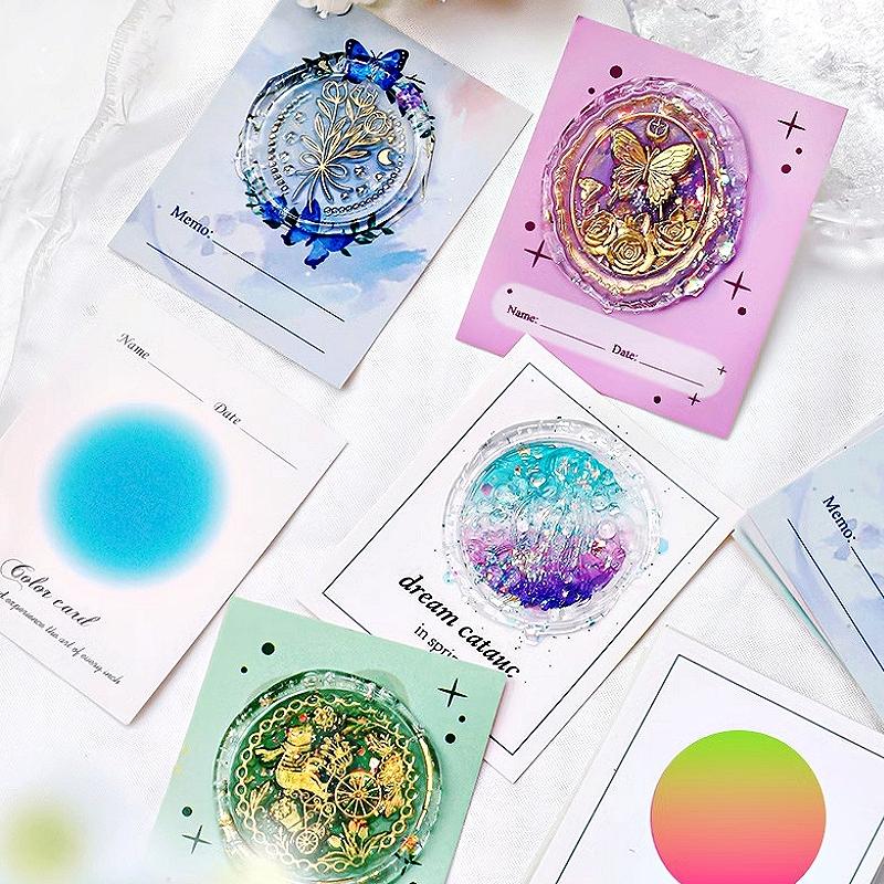 シーリングスタンプ用コレクション台紙 惑星 10枚セット : あとりえ