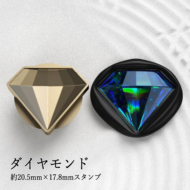 ヘッドのみ】シーリングワックス用 3D宝石スタンプヘッド 約20.5mm