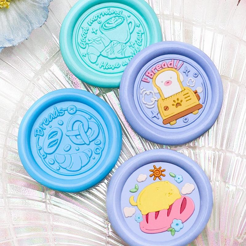 ヘッドのみ】シーリングワックス用 スタンプヘッド 25mm わんこの