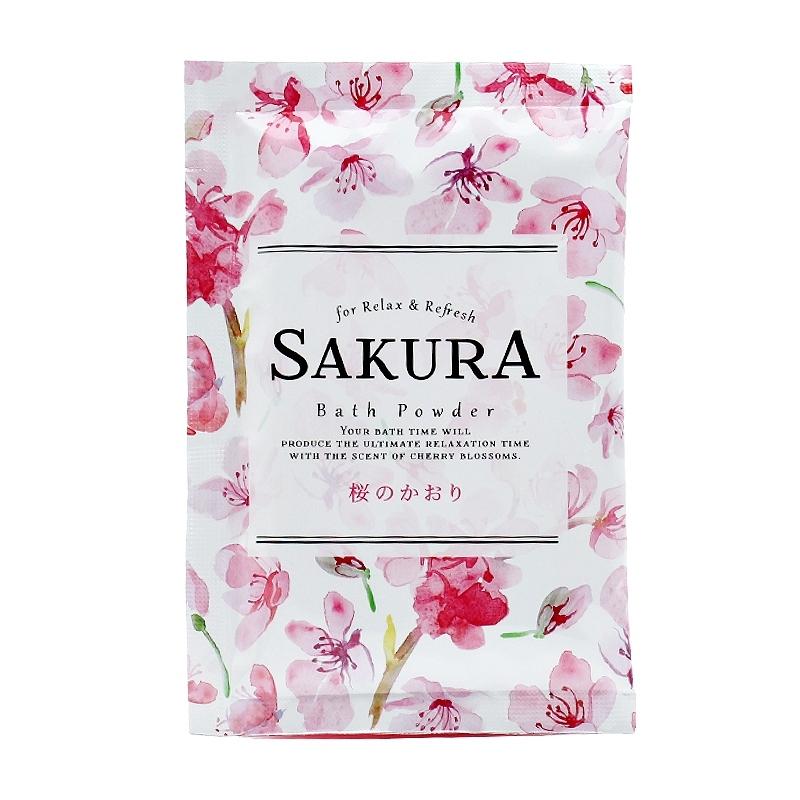 入浴剤 SAKURAバスパウダー さくらの香り 20g 1個 : あとりえほのか