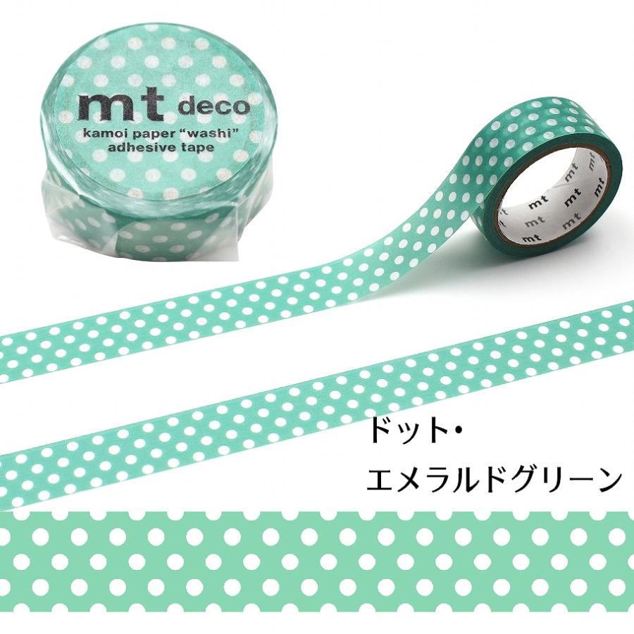 マスキングテープ mt1P Deco 15mm×5m ドット 全5色 : あとりえ