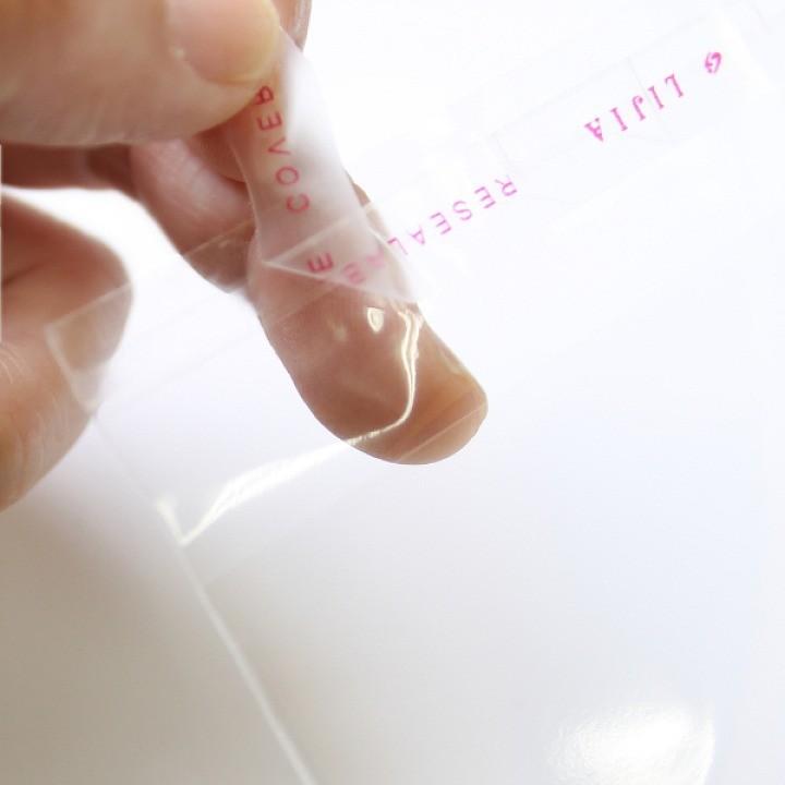 粘着シール付きOPP袋 4cm×4cm 約100枚入り 手芸クラフト ラッピング