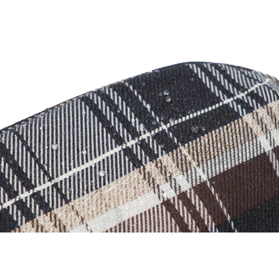 撥水加工・西陣織シルク・がま口ショルダー・タータンチェック・チャコールブラック・レディース・日本製 |  | 09