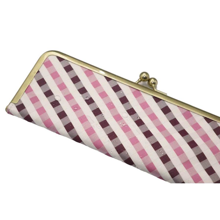 撥水加工・西陣織シルク・抗菌・抗ウイルス・がま口マスクケース・格子柄・日本製 |  | 14