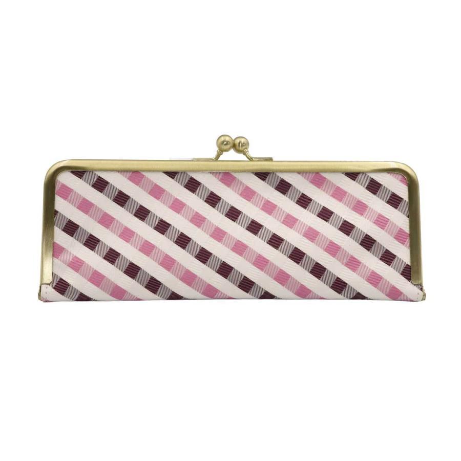 撥水加工・西陣織シルク・抗菌・抗ウイルス・がま口マスクケース・格子柄・日本製 |  | 02