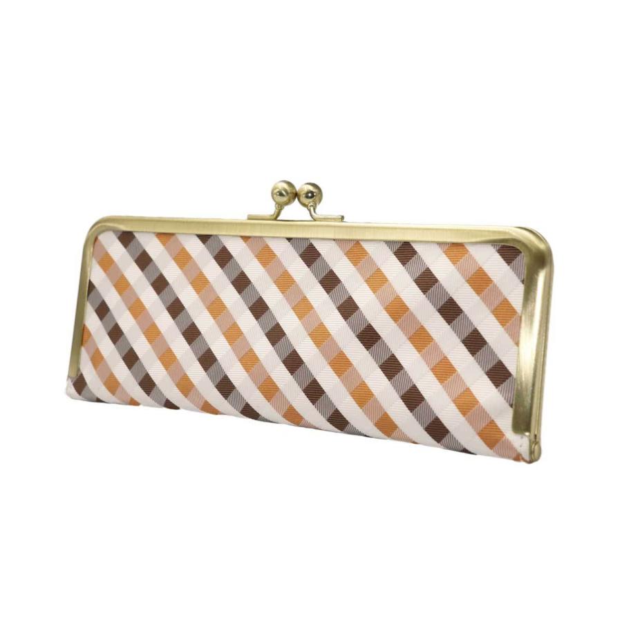 撥水加工・西陣織シルク・抗菌・抗ウイルス・がま口マスクケース・格子柄・日本製 |  | 06