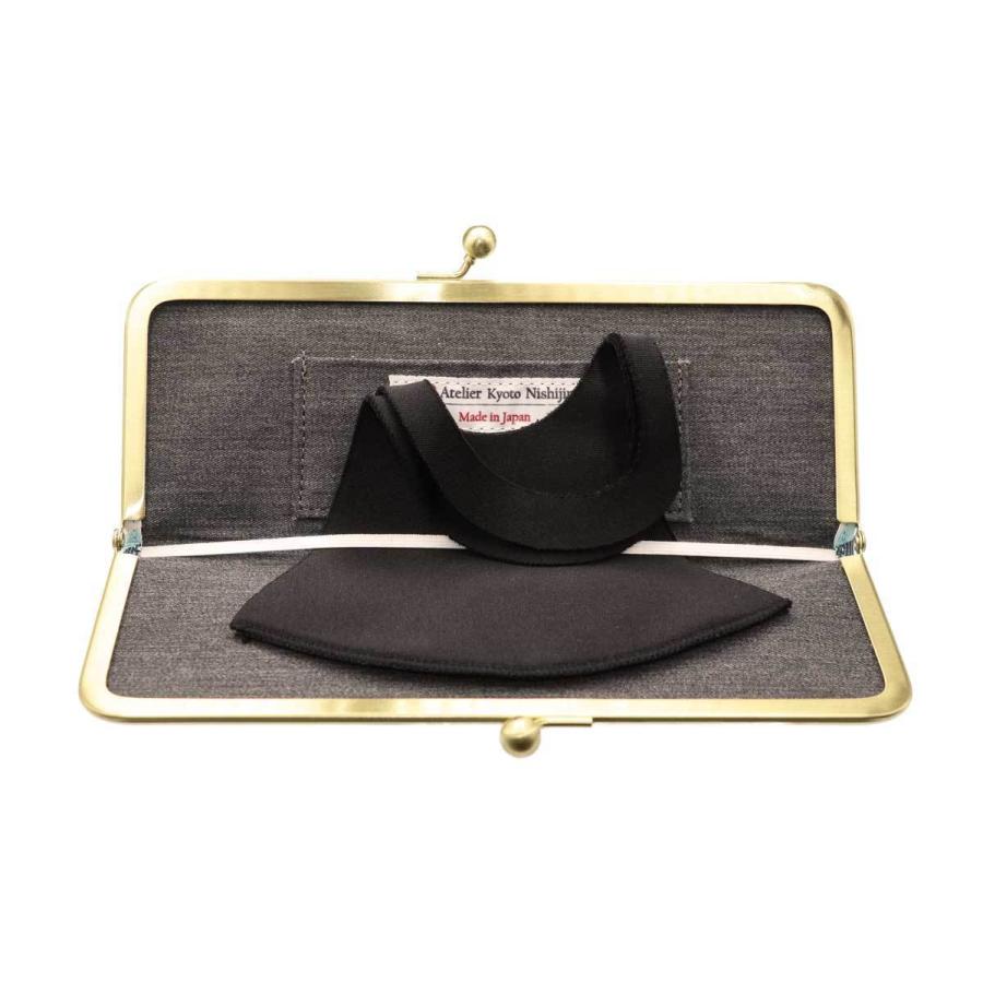 撥水加工・西陣織シルク・抗菌・抗ウイルス・がま口マスクケース・小花吹雪・日本製 |  | 12