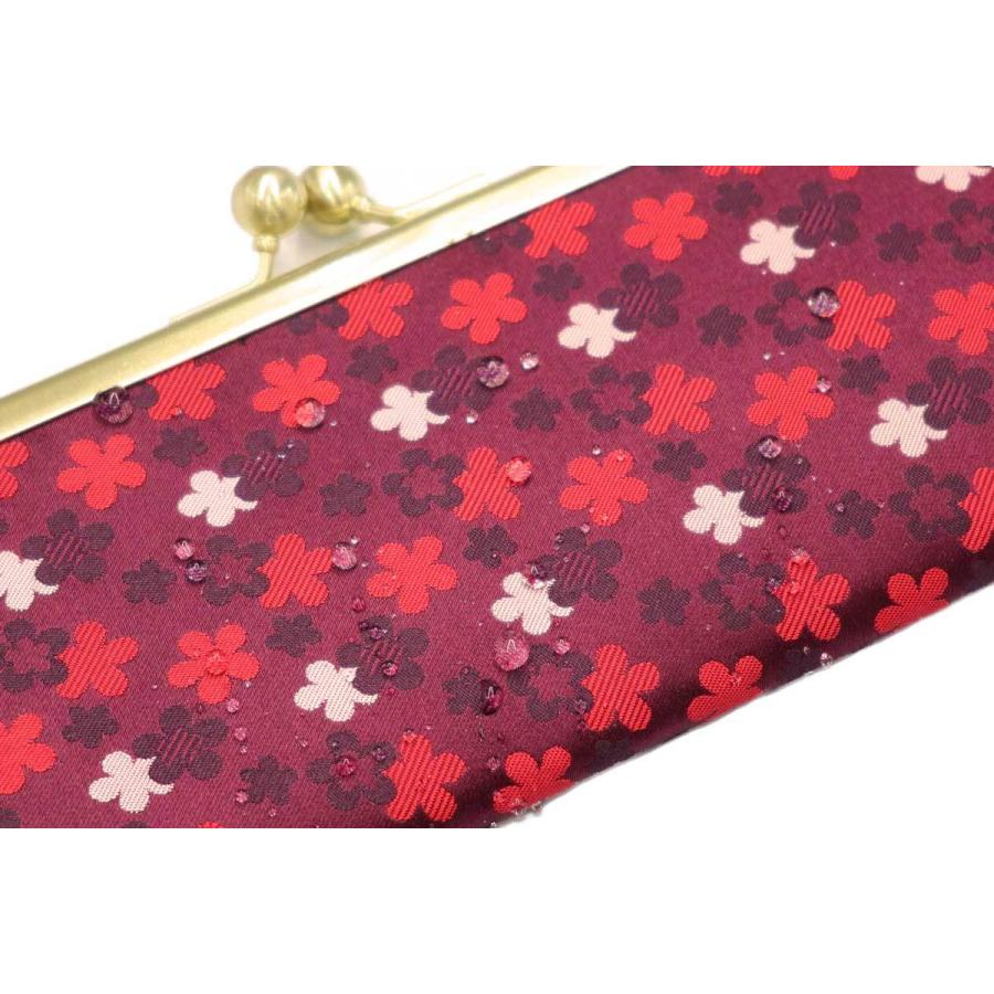 撥水加工・西陣織シルク・抗菌・抗ウイルス・がま口マスクケース・小花吹雪・日本製 |  | 14