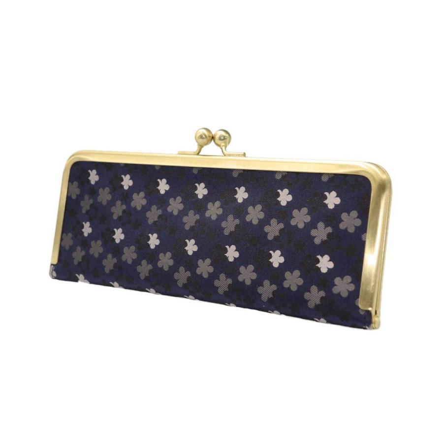 撥水加工・西陣織シルク・抗菌・抗ウイルス・がま口マスクケース・小花吹雪・日本製 |  | 04