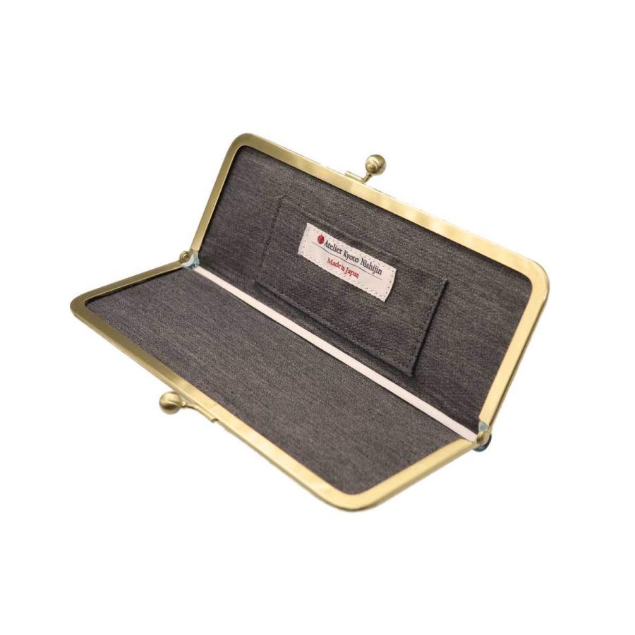 撥水加工・西陣織シルク・抗菌・抗ウイルス・がま口マスクケース・グラデーションストライプ・日本製 |  | 08