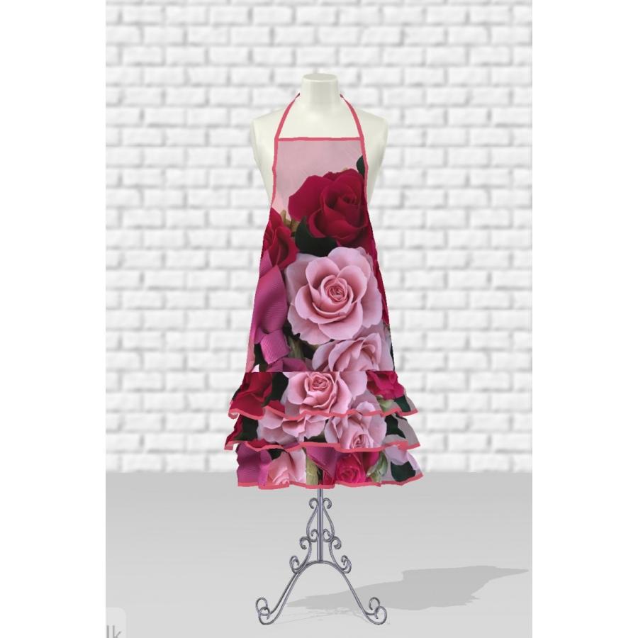 最適な価格 エプロン おしゃれでかわいいフリルエプロン M Rose 保障できる Preprod Cleen Com