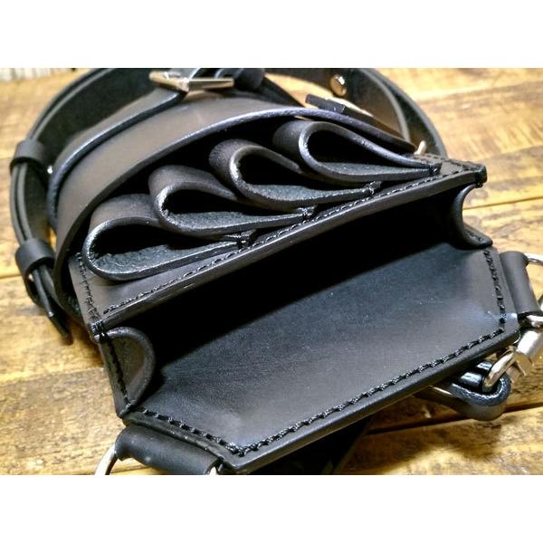 シザーケース プロ用 レザー 革 シザーホルダー ヌメ革 本革 タンニン