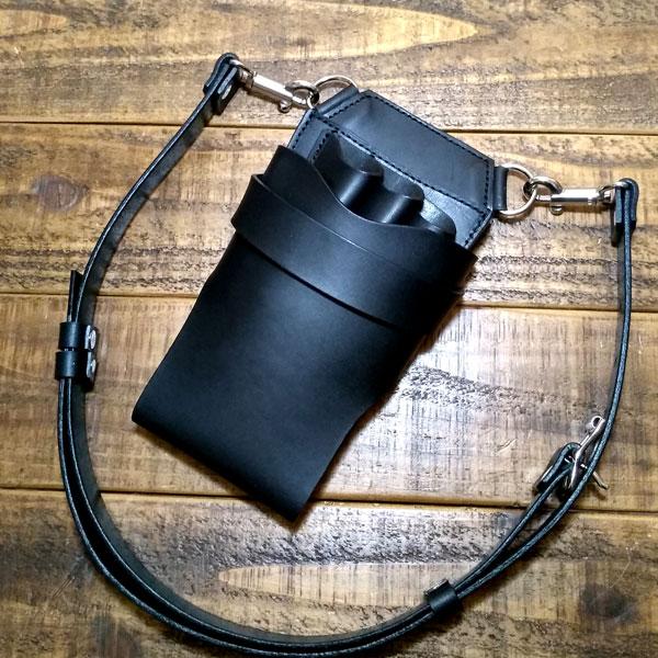 シザーケース プロ用 レザー 革 シザーホルダー ヌメ革 本革 タンニン