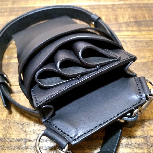 シザーケース プロ用 レザー 革 シザーホルダー ヌメ革 本革 タンニン