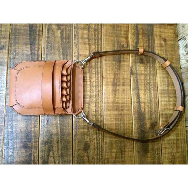 ☆特別価格☆　ヌメ革ナチュラル　６丁差し　 シザーケース　SCY-61/NA4 504f59f475ef3917daf3c84a7abc98