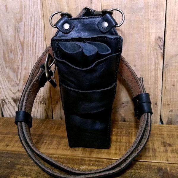 安い シザーケース ビンテージ 美容師 かわいい シザーバッグ 牛革 本革 3丁差し カスタム タンニンなめし 手作り ハンドメイド ウォッシュドレザー 712 ブラック アウトレット送料無料 Cih Dev Humbird Com