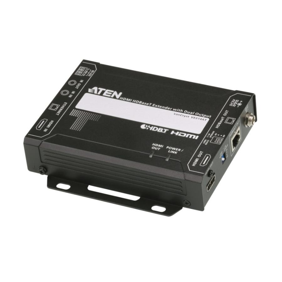ATEN HDMIツイストペアケーブルトランスミッター（リモート2出力対応）VE814AT
