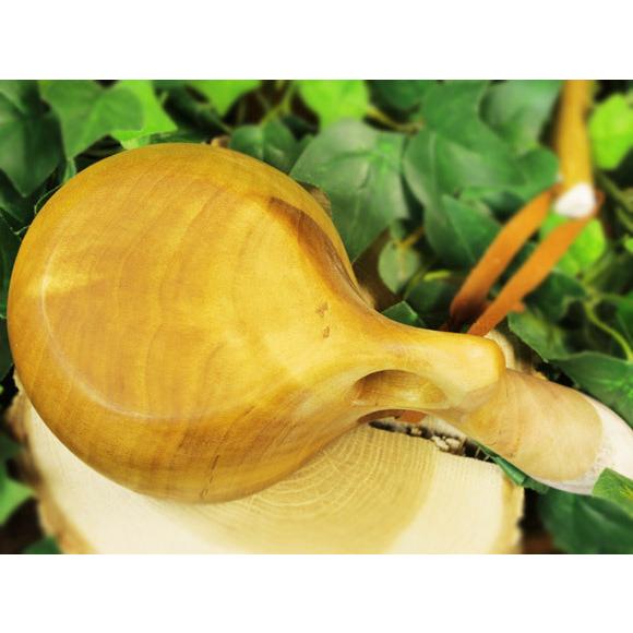 フィンランド ラップランド製 ククサ(kuksa) トナカイの絵柄角飾り-002