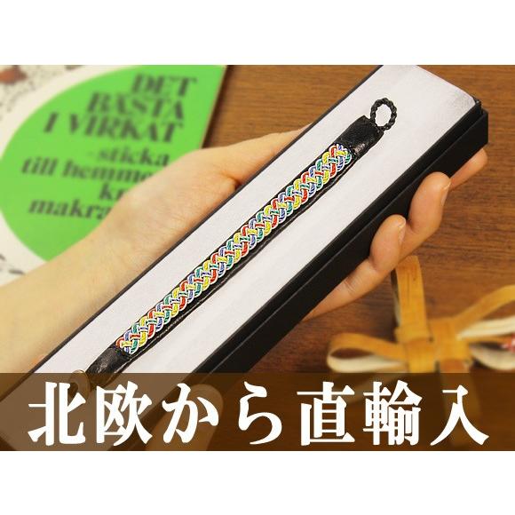 【希少】北欧 サーミ族 伝統工芸 サーミブレスレット トナカイ革 ハンドメイド saami crafts（サーミクラフト） サーミブレスレット｜北欧サーミ族