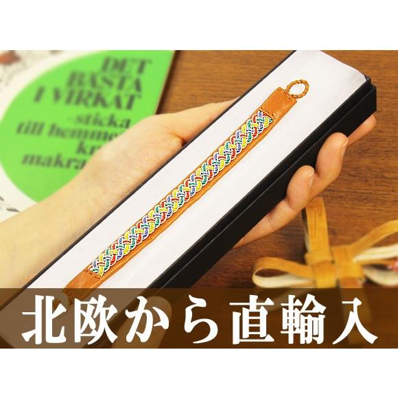 【希少】北欧 サーミ族 伝統工芸 サーミブレスレット トナカイ革 ハンドメイド saami crafts（サーミクラフト） サーミブレスレット｜北欧サーミ族