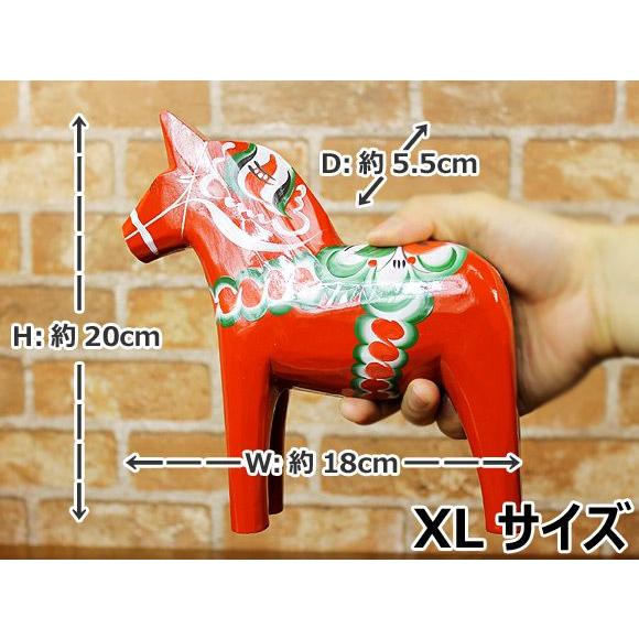 ダーラナホース/ダーラヘスト 置物 レッド/Grannas/グラナス XLサイズ