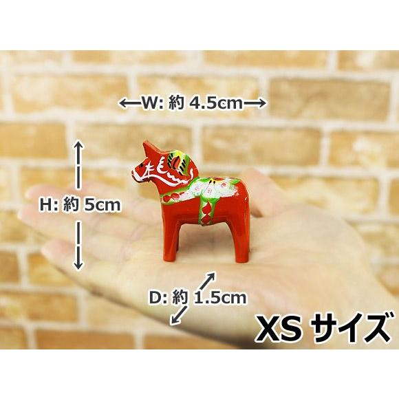 ダーラナホース/ダーラヘスト 置物 レッド/Grannas/グラナス XSサイズ