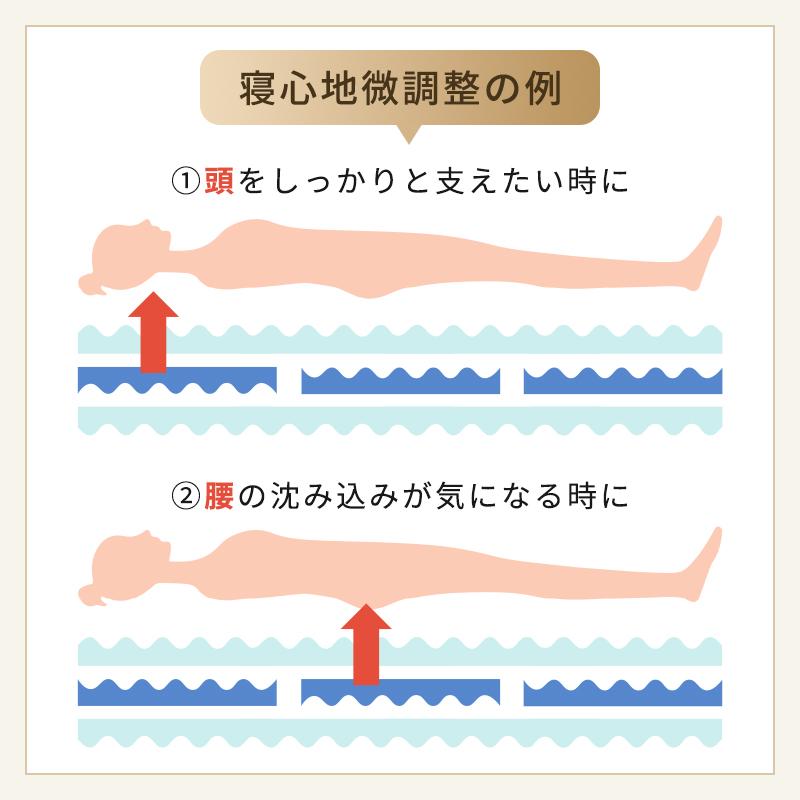 【公式店】折りたたみベッド 電動ベッド くつろぐベッド収納式 硬さ選べるマットセット AX-BE726 シングル かため ふつう やわらかめ 2モーター | アテックスベッド | 14