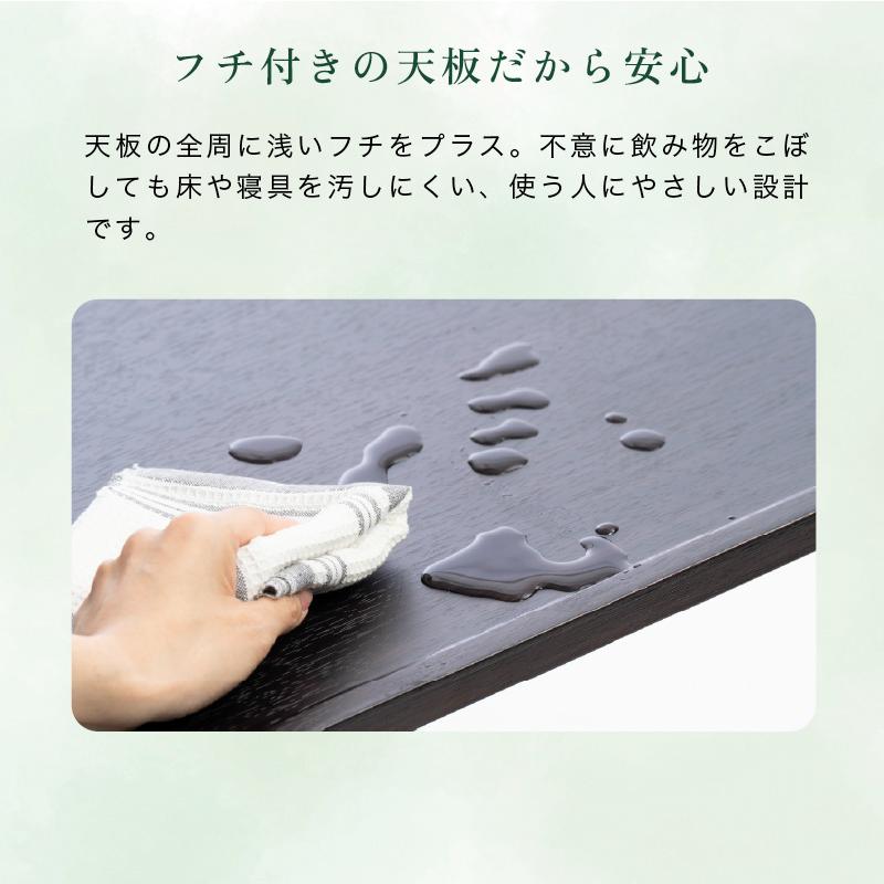 【公式店】 折りたたみガス式昇降テーブル AX-BT714 ベッドサイドテーブル ガスシリンダー式 高さ調節 ATEX BED 送料無料 | アテックス | 06