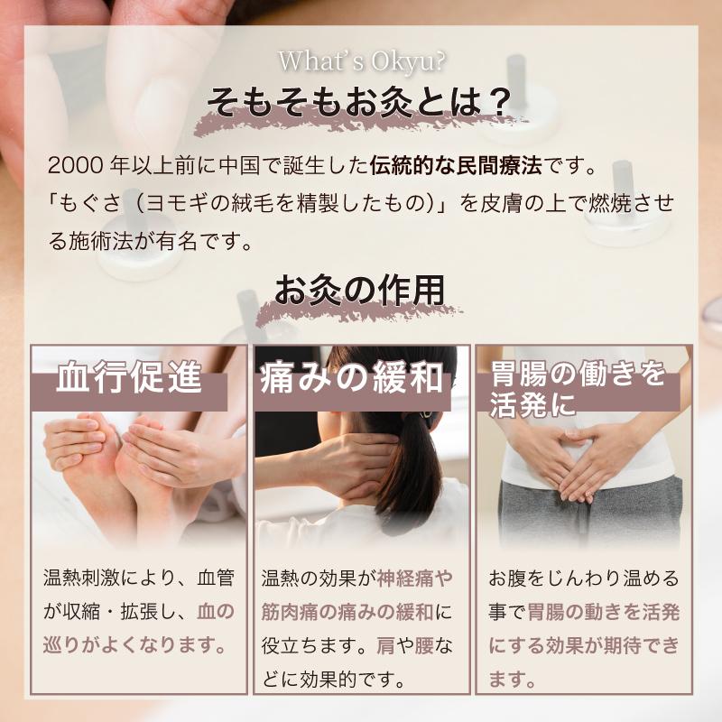 ルルド 火を使わない お灸 デジタル灸 電気式 フェムオンテック 温灸