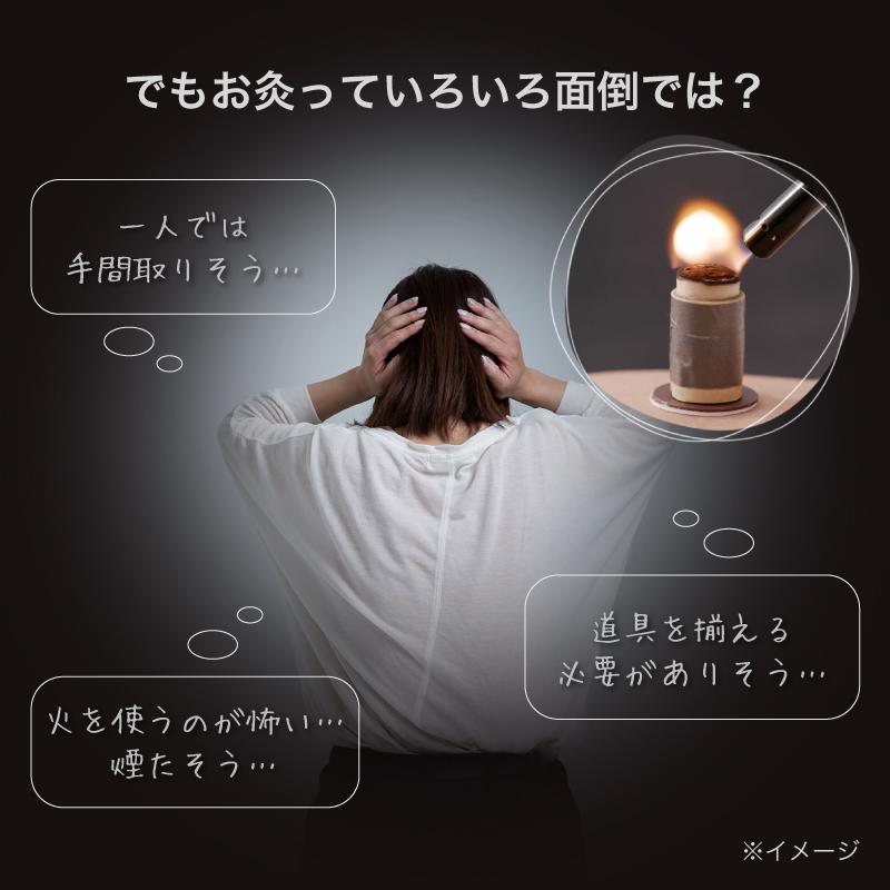 ルルド 火を使わない お灸 デジタル灸 電気式 フェムオンテック 温灸