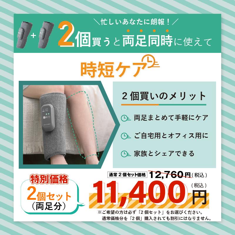 ルルド 公式 ふくらはぎゅ AX-HJ360 ふくらはぎ フットマッサージャー