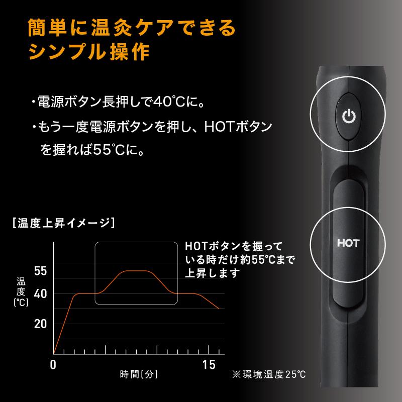 【今だけ40％OFFクーポン】 モノルルド グリグリ温灸 AX-HPL106 お灸 首 肩 腰 肩こり 腰痛 マッサージ ギフト プレゼント｜atex-net｜05