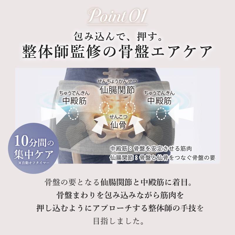 公式 整体 骨盤ベルト AX-HX366 アテックス ルルド 骨盤ケア 骨盤引き締め 男女兼用 薄型 骨盤 ゆがみ 骨盤サポート 爆買 | ルルド | 06