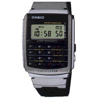 CASIO/カシオレトロフューチャー 電卓ウォッチ メタル CA56-1U｜atex