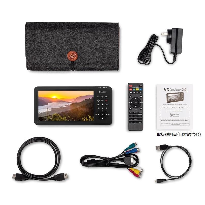 ポータブル ビデオレコーダー 最新 4K30 SDカード SDD HDD録画