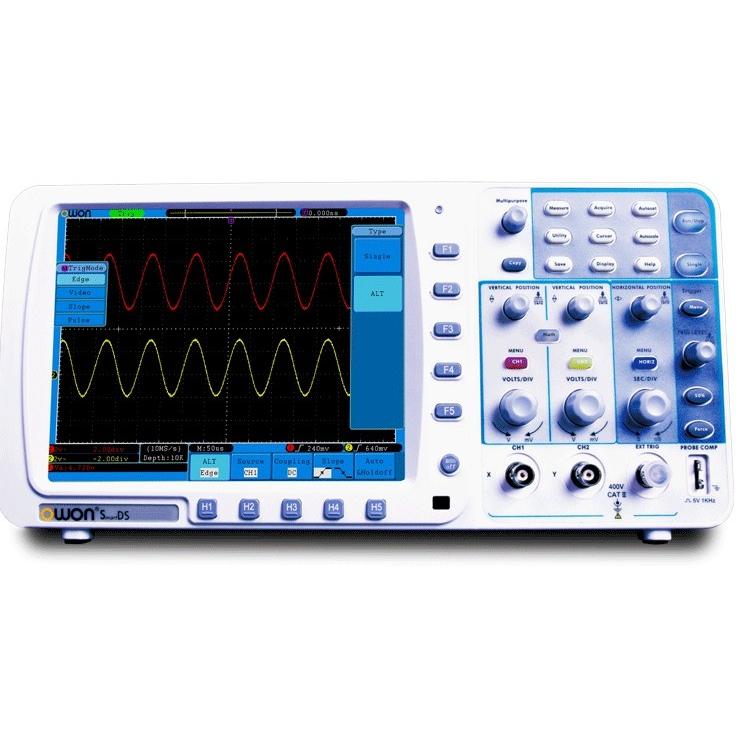 薄型 1Gs 100MHz FFT機能付 カラー ポータブル デジタルオシロスコープ フルセット LAN付 SDS7102 SDS7102VGA OWON 正規代理店｜atex｜02