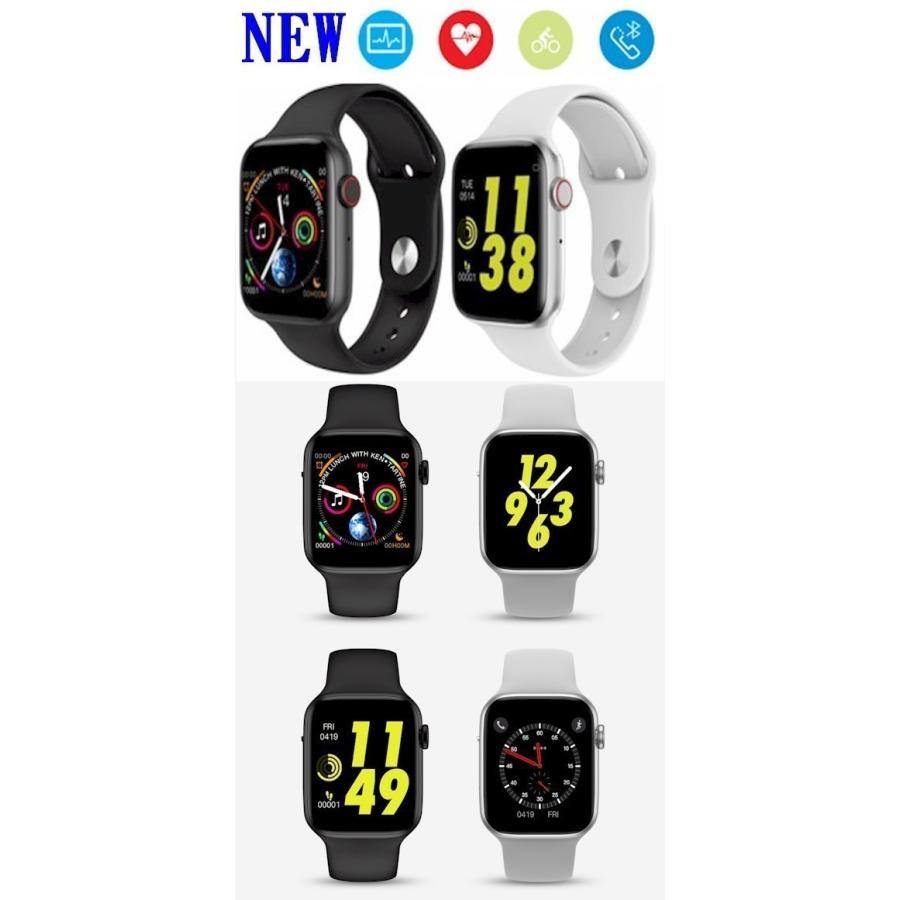 新製品スマートウォッチ スマホ電話連携モデル44mmスペースグレイアルミニウムケース ホワイト ブラックスポーツバンド 心拍計健康腕時計日本語対応 Watch5js アテックスscs 通販 Yahoo ショッピング