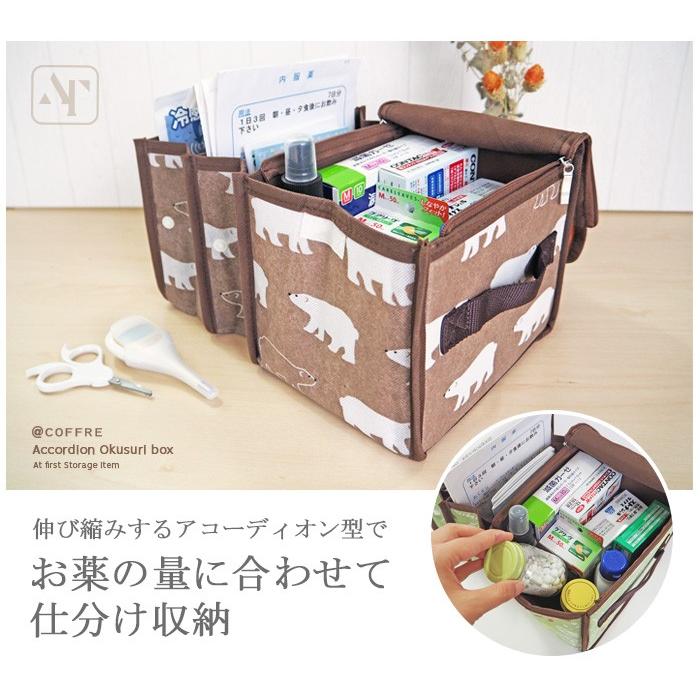 お薬ボックス 薬ケース 薬箱 救急箱 おくすり袋 常備薬 お薬収納