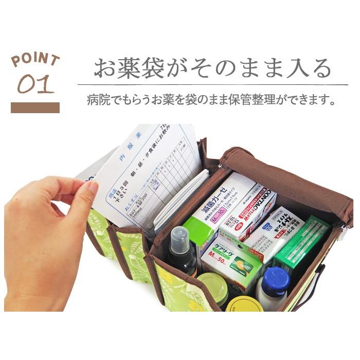 お薬ボックス 薬ケース 薬箱 救急箱 おくすり袋 常備薬 お薬収納
