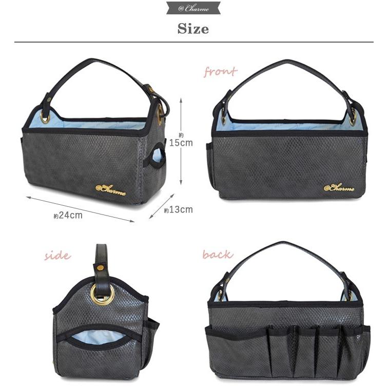 メイクボックス  鏡付き 持ち運び おしゃれ 化粧水 取っ手 収納ボックス 仕切付き メイク 収納 筆入れ付き 外ポケット |  | 10